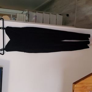 Express black velvet jumpsuit